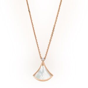 Divas’ Dream Necklace Bulgari Rose Gold and White Pendant Necklace